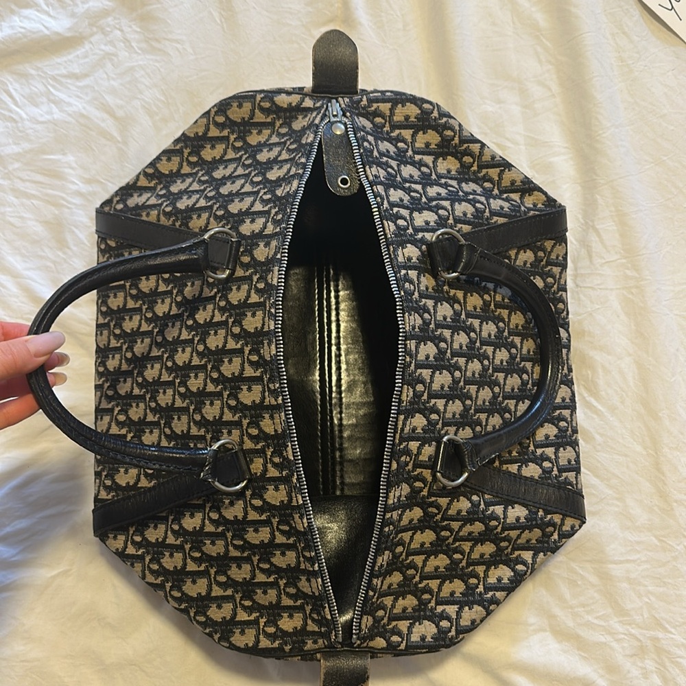 Vintage Dior Monogram Duffle Bag